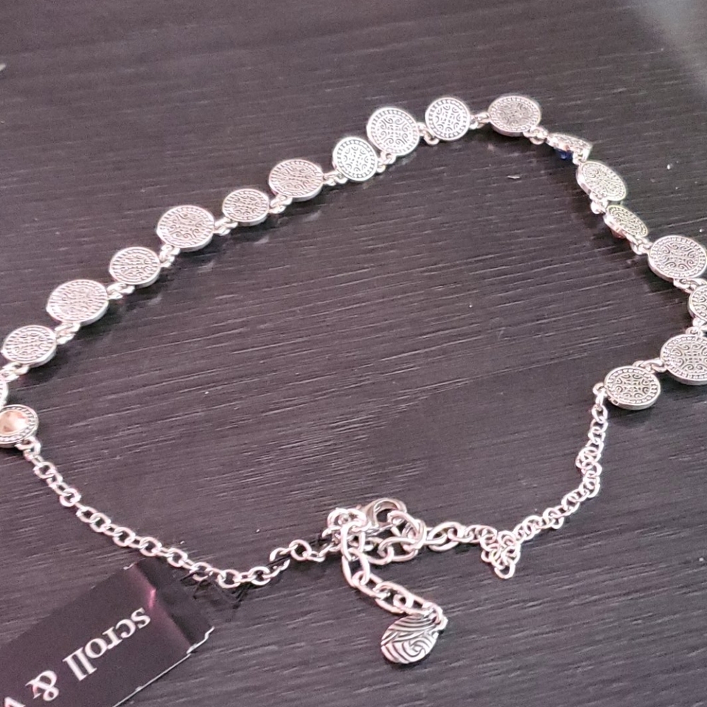 Scroll and vine two way chocker necklace  boxed - Picture 4 of 7